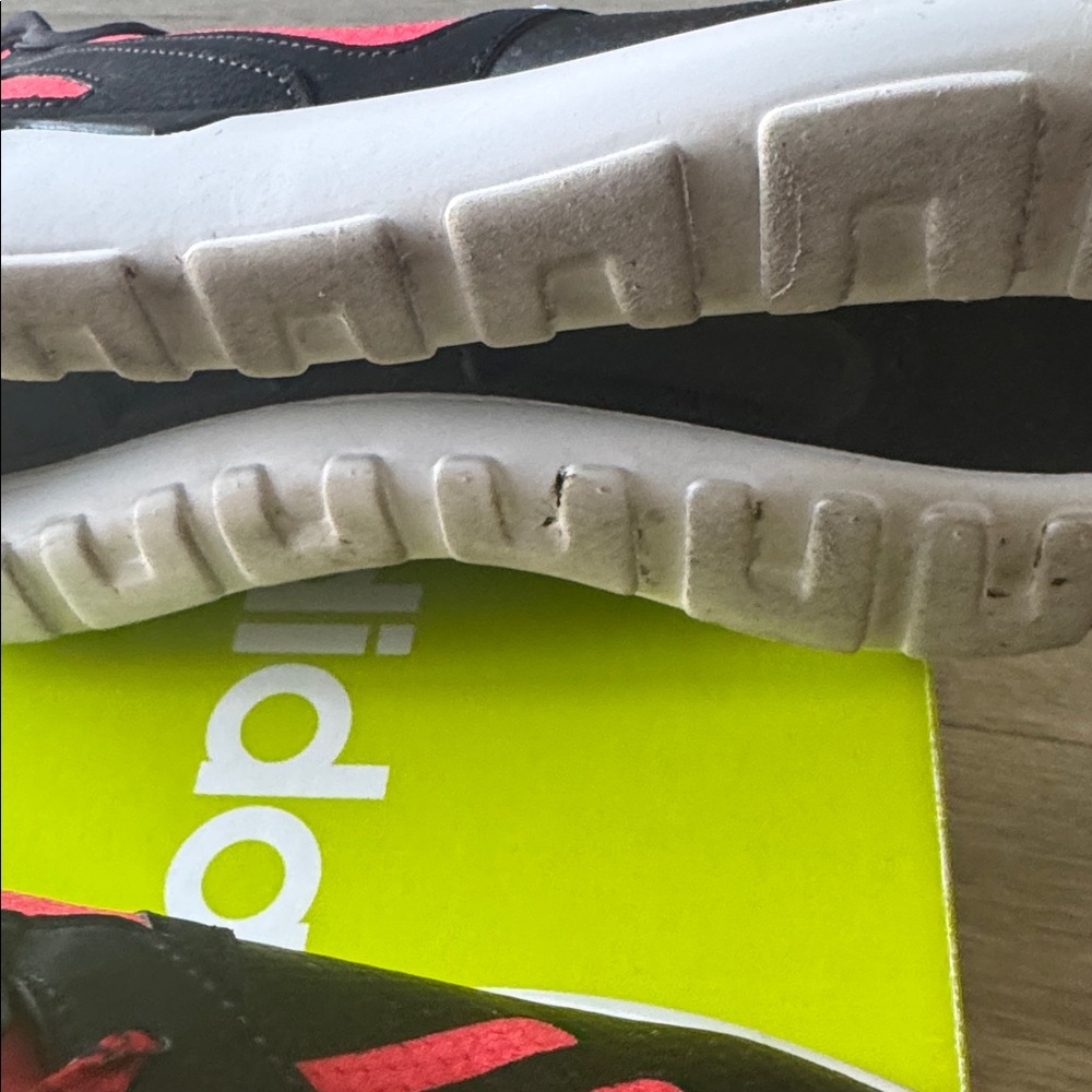Adidas Black and Red Athletic Shoes - Picture 4 of 6